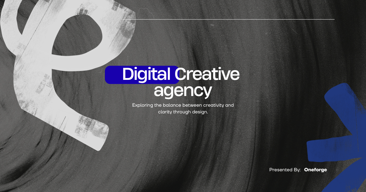 OneForge digital agency team working on web development and branding projects